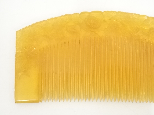 鼈甲 櫛と簪のセット アンティーク着物 ] - 櫛・簪 本鼈甲櫛・笄セット（36g） □z